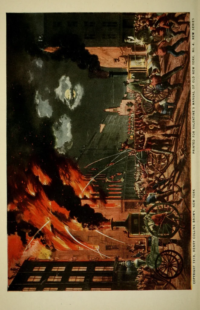 An illustration from Valentine's manual of old New York, 1919, leaf 464