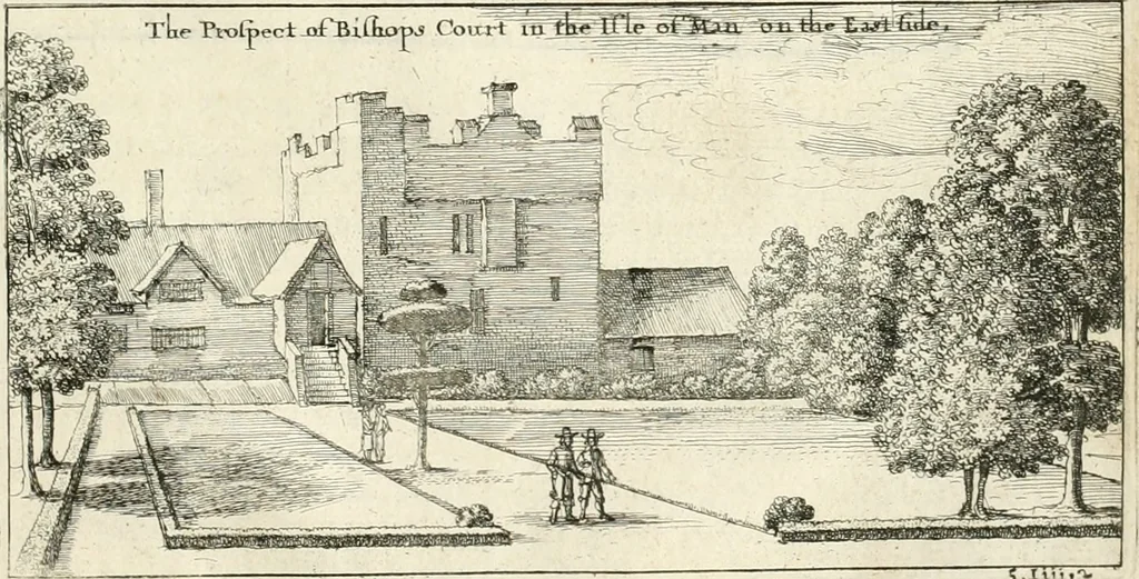 An illustration from The vale-royall of England, or, The county palatine of Chester illustrated : wherein is contained a geographical and historical description of that famous county, with all its hundreds and seats of the nobility, gentry, and freeholders, its rivers, towns, castles, buildings ancient and modern : adorned with maps and prospects, and the coats of arms belonging to every individual family of the whole county, 1656, leaf 470
