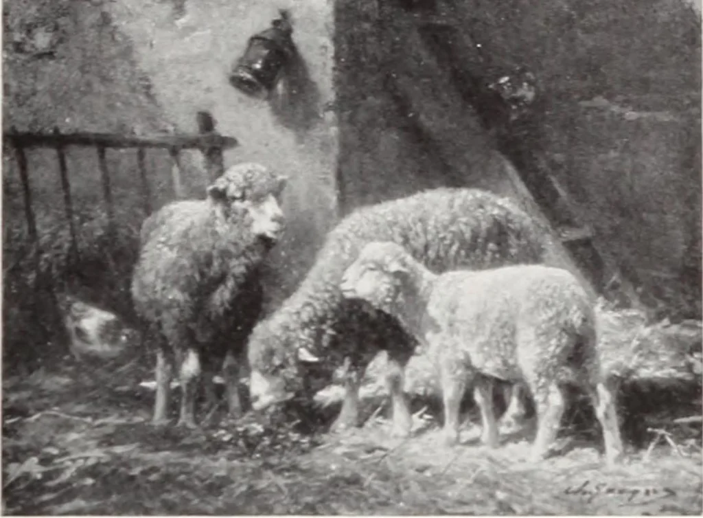An illustration from Valuable paintings by distinguished masters of the Barbizon, contemporaneous and American schools, together with several Barye bronzes, 1913, leaf 112