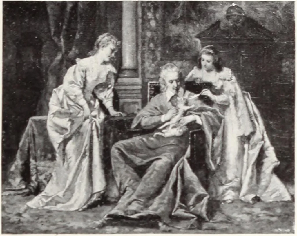 An illustration from Valuable paintings by distinguished masters of the Barbizon, contemporaneous and American schools, together with several Barye bronzes, 1913, leaf 14