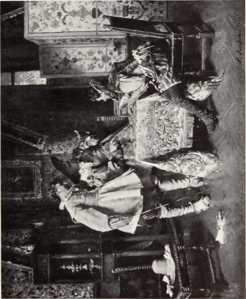 An illustration from Valuable paintings by distinguished masters of the Barbizon, contemporaneous and American schools, together with several Barye bronzes, 1913, leaf 144