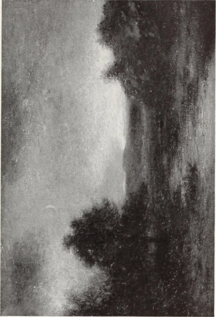 An illustration from Valuable paintings by distinguished masters of the Barbizon, contemporaneous and American schools, together with several Barye bronzes, 1913, leaf 152
