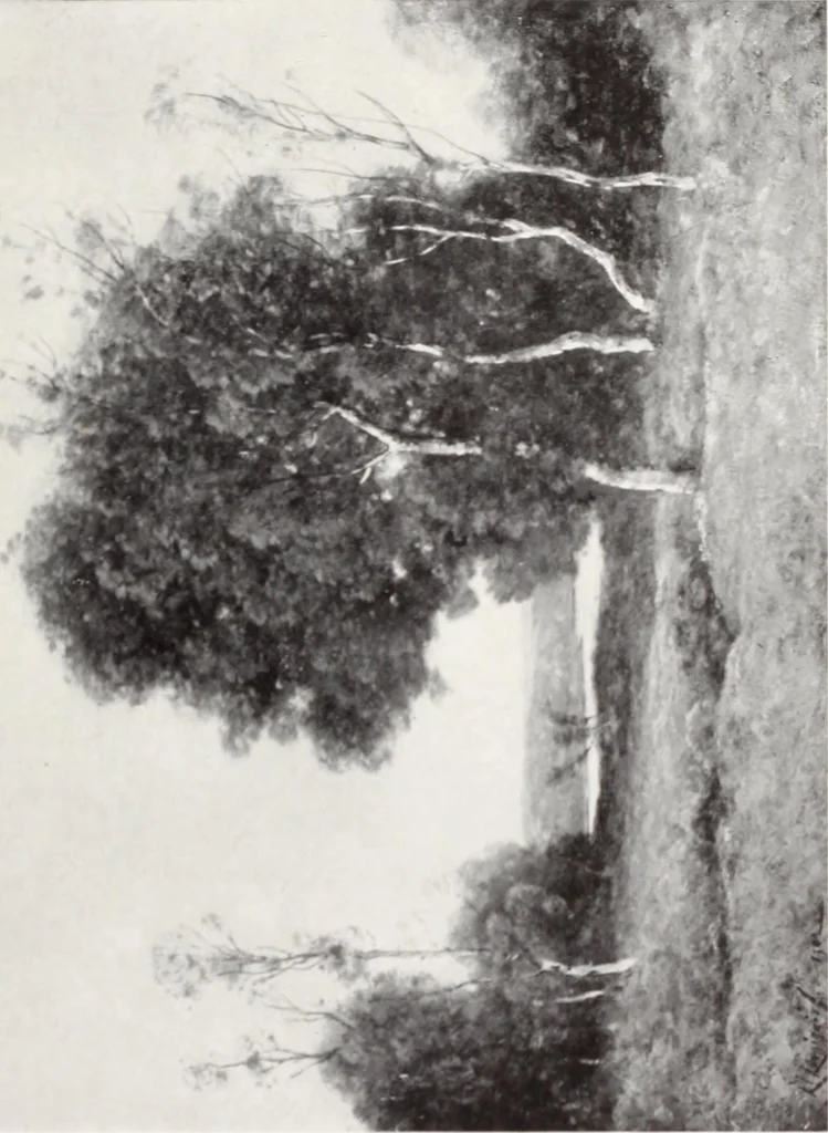 An illustration from Valuable paintings by distinguished masters of the Barbizon, contemporaneous and American schools, together with several Barye bronzes, 1913, leaf 186