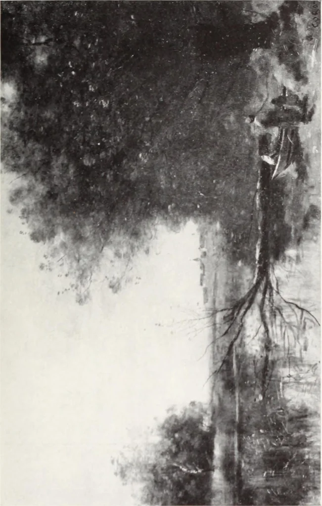 An illustration from Valuable paintings by distinguished masters of the Barbizon, contemporaneous and American schools, together with several Barye bronzes, 1913, leaf 194