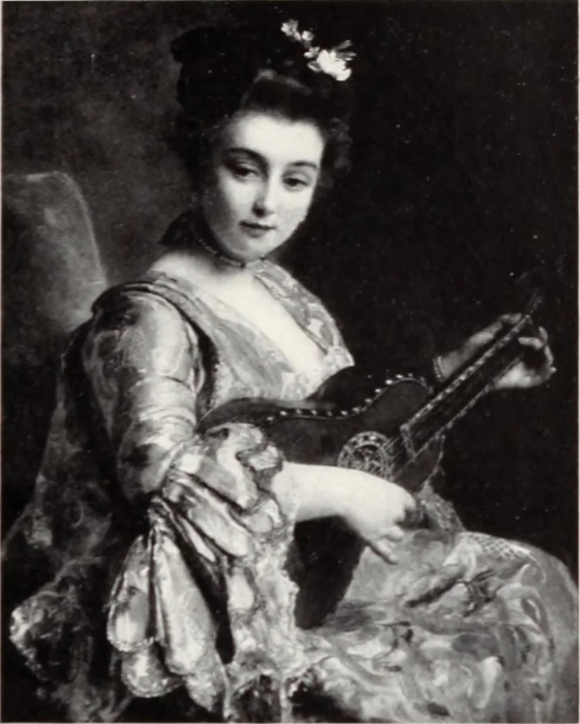 An illustration from Valuable paintings by distinguished masters of the Barbizon, contemporaneous and American schools, together with several Barye bronzes, 1913, leaf 50