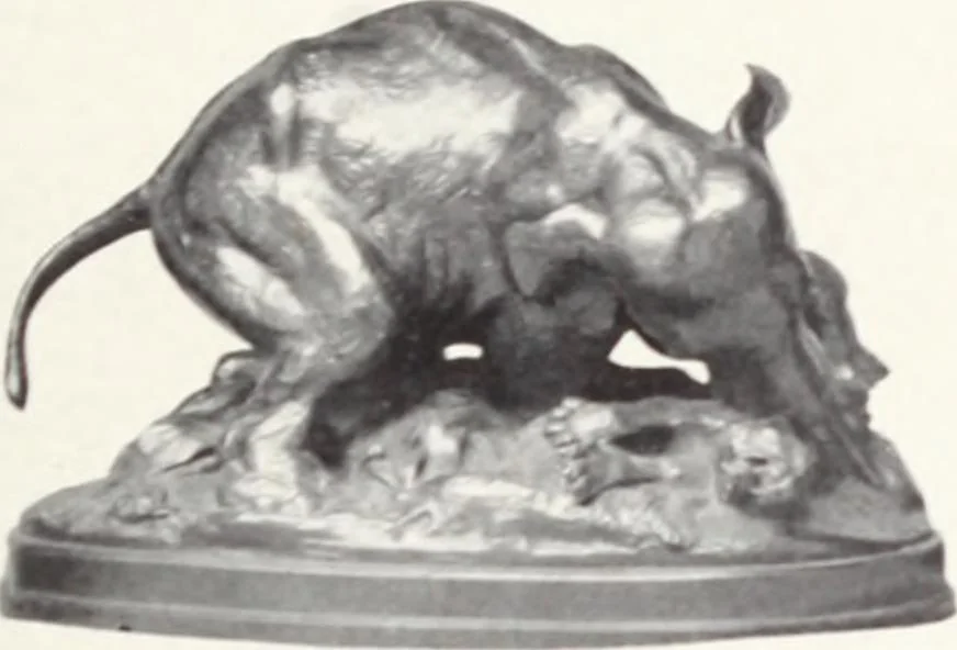 An illustration from Valuable paintings by distinguished masters of the Barbizon, contemporaneous and American schools, together with several Barye bronzes, 1913, leaf 78
