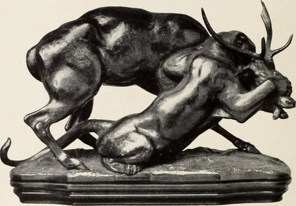 An illustration from Valuable paintings by distinguished masters of the Barbizon, contemporaneous and American schools, together with several Barye bronzes, 1913, leaf 79