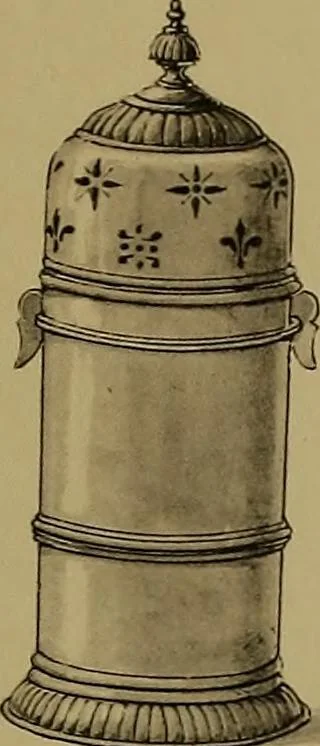 An illustration from The values of old English silver and Sheffeld plate, from the xvth to the xixth centuries, 1906, leaf 108