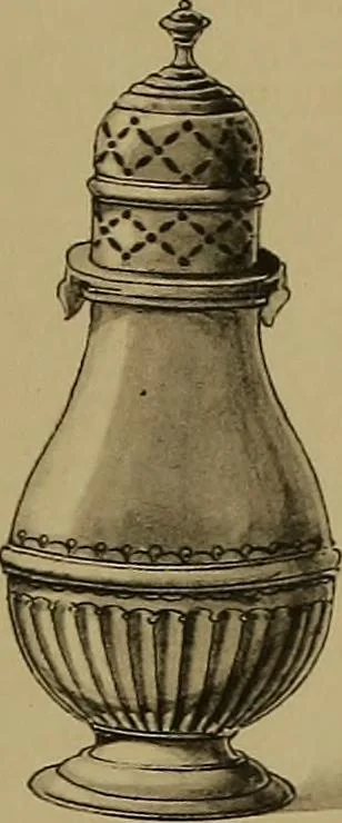 An illustration from The values of old English silver and Sheffeld plate, from the xvth to the xixth centuries, 1906, leaf 108