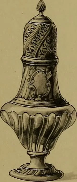 An illustration from The values of old English silver and Sheffeld plate, from the xvth to the xixth centuries, 1906, leaf 108