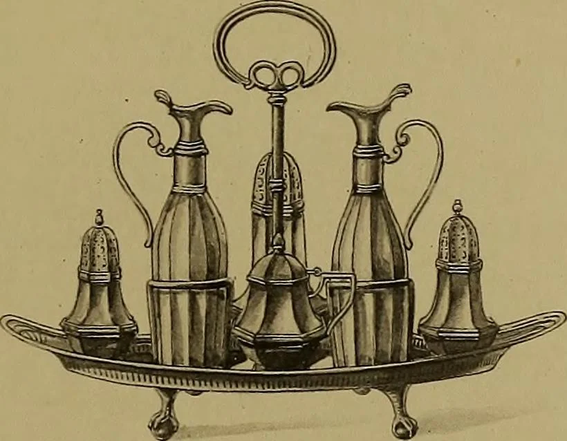 An illustration from The values of old English silver and Sheffeld plate, from the xvth to the xixth centuries, 1906, leaf 114