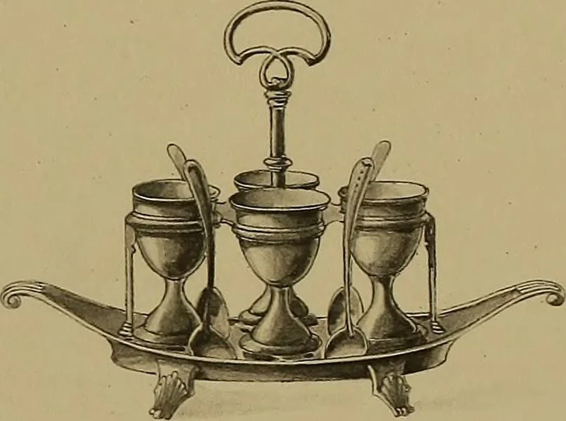 An illustration from The values of old English silver and Sheffeld plate, from the xvth to the xixth centuries, 1906, leaf 114