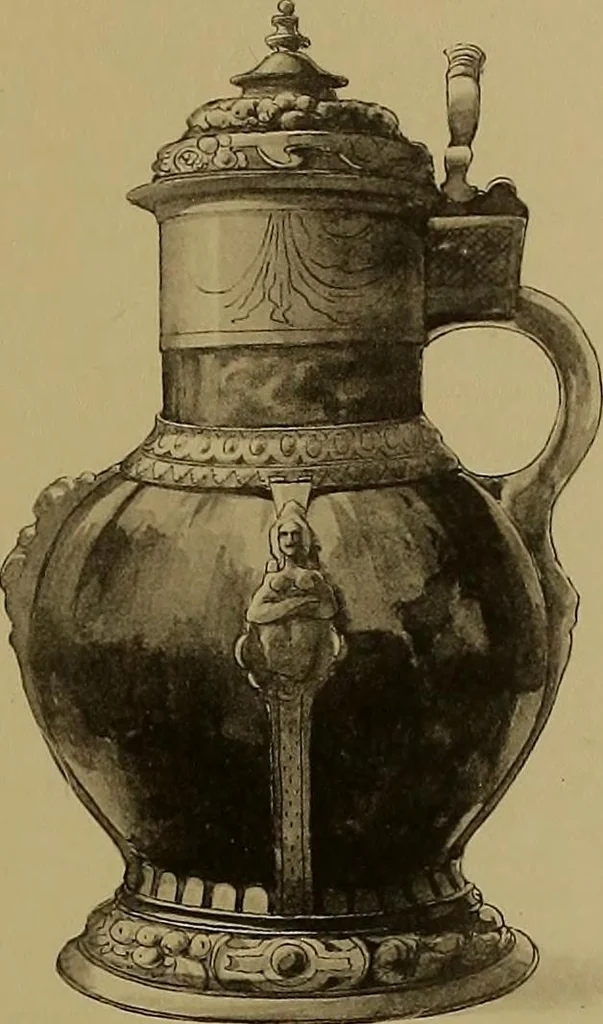 An illustration from The values of old English silver and Sheffeld plate, from the xvth to the xixth centuries, 1906, leaf 124