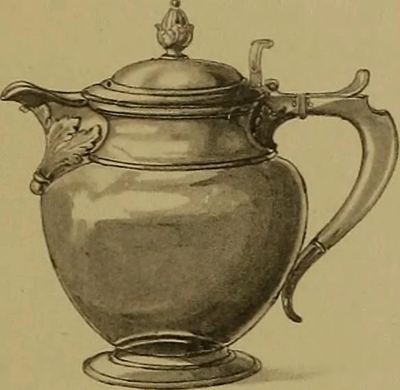 An illustration from The values of old English silver and Sheffeld plate, from the xvth to the xixth centuries, 1906, leaf 130