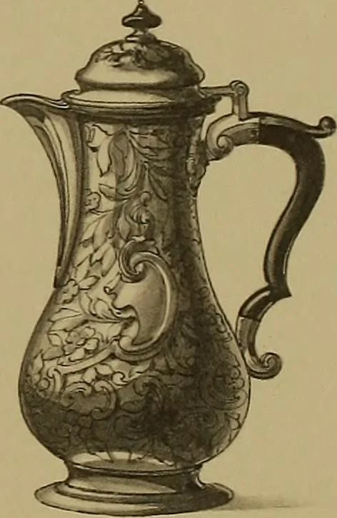 An illustration from The values of old English silver and Sheffeld plate, from the xvth to the xixth centuries, 1906, leaf 130