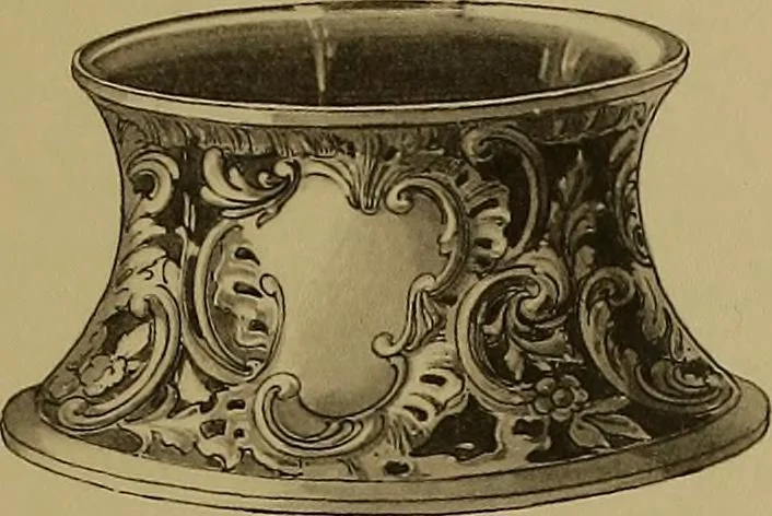 An illustration from The values of old English silver and Sheffeld plate, from the xvth to the xixth centuries, 1906, leaf 152