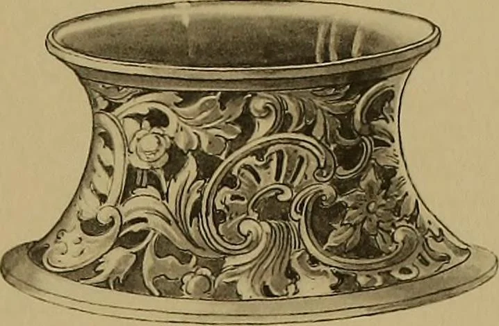 An illustration from The values of old English silver and Sheffeld plate, from the xvth to the xixth centuries, 1906, leaf 152