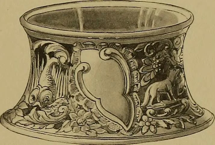 An illustration from The values of old English silver and Sheffeld plate, from the xvth to the xixth centuries, 1906, leaf 152