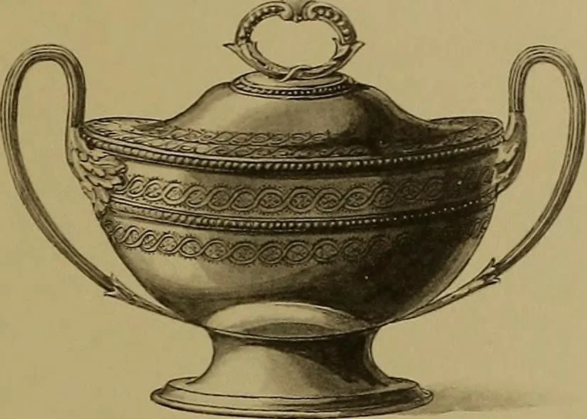 An illustration from The values of old English silver and Sheffeld plate, from the xvth to the xixth centuries, 1906, leaf 164