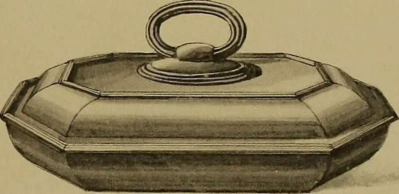An illustration from The values of old English silver and Sheffeld plate, from the xvth to the xixth centuries, 1906, leaf 180