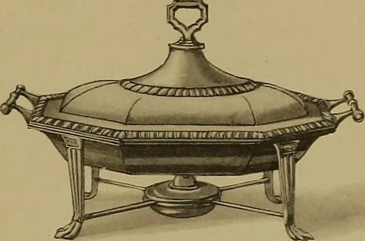 An illustration from The values of old English silver and Sheffeld plate, from the xvth to the xixth centuries, 1906, leaf 186