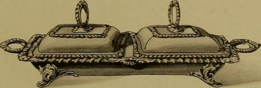 An illustration from The values of old English silver and Sheffeld plate, from the xvth to the xixth centuries, 1906, leaf 186