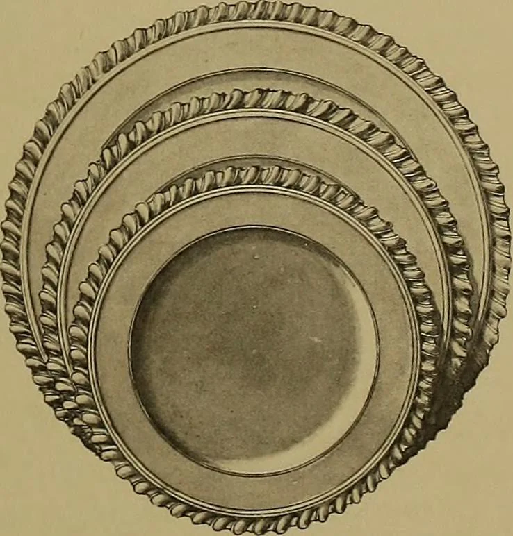 An illustration from The values of old English silver and Sheffeld plate, from the xvth to the xixth centuries, 1906, leaf 194