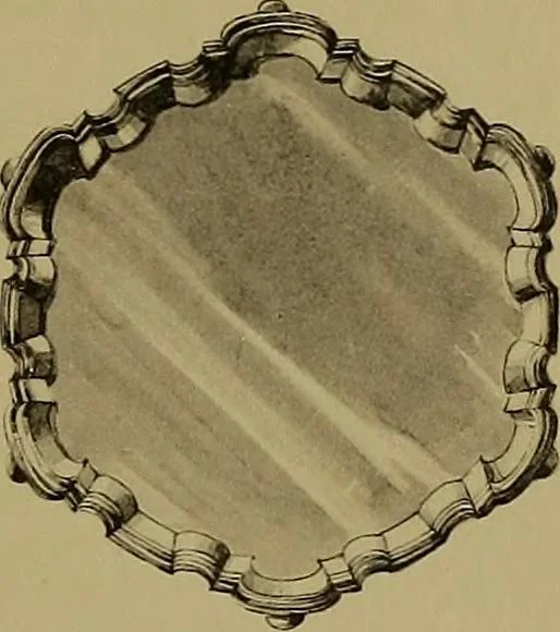 An illustration from The values of old English silver and Sheffeld plate, from the xvth to the xixth centuries, 1906, leaf 210