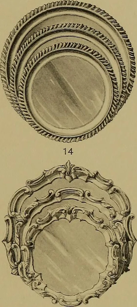An illustration from The values of old English silver and Sheffeld plate, from the xvth to the xixth centuries, 1906, leaf 210