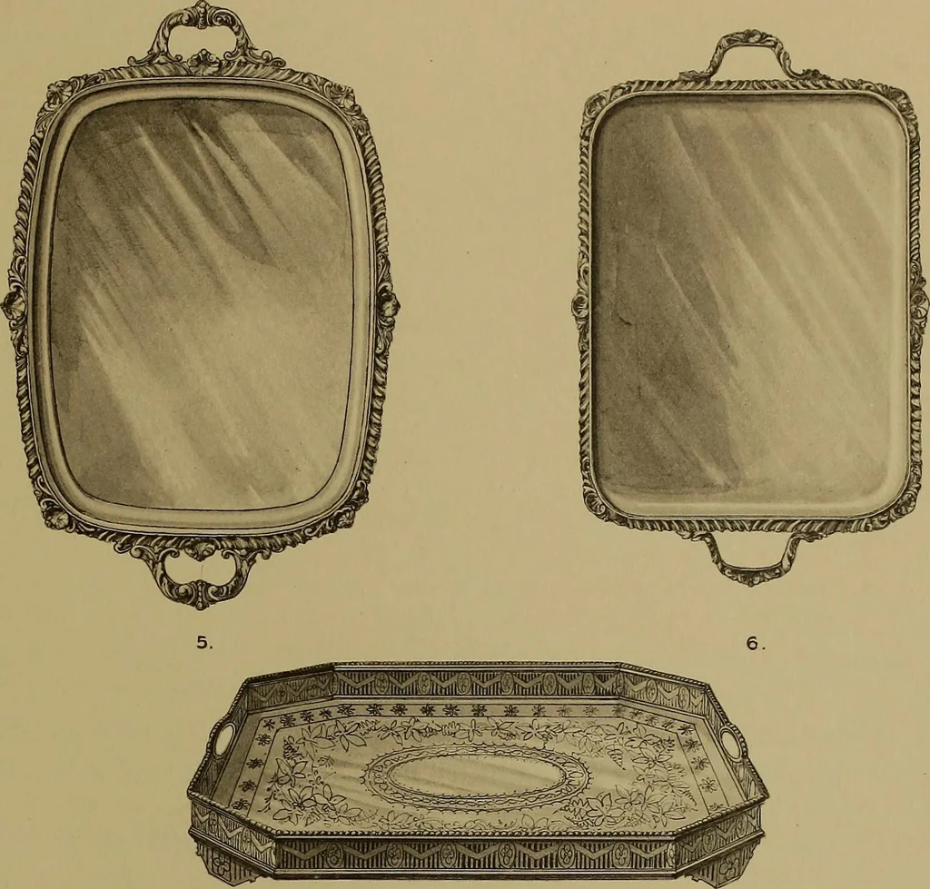 An illustration from The values of old English silver and Sheffeld plate, from the xvth to the xixth centuries, 1906, leaf 222