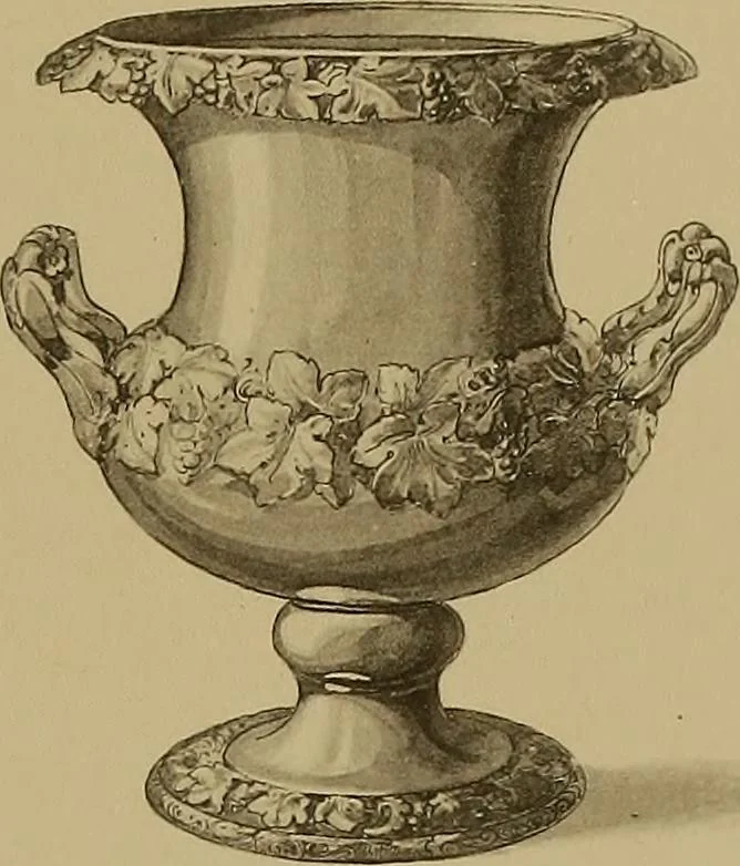 An illustration from The values of old English silver and Sheffeld plate, from the xvth to the xixth centuries, 1906, leaf 244