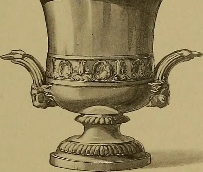 An illustration from The values of old English silver and Sheffeld plate, from the xvth to the xixth centuries, 1906, leaf 244