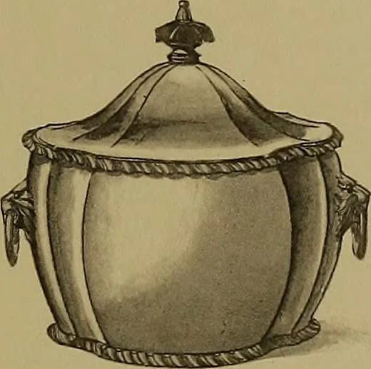 An illustration from The values of old English silver and Sheffeld plate, from the xvth to the xixth centuries, 1906, leaf 268