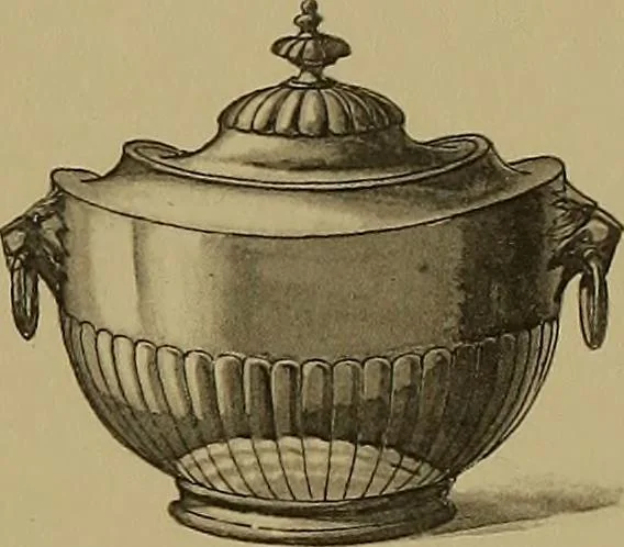 An illustration from The values of old English silver and Sheffeld plate, from the xvth to the xixth centuries, 1906, leaf 268