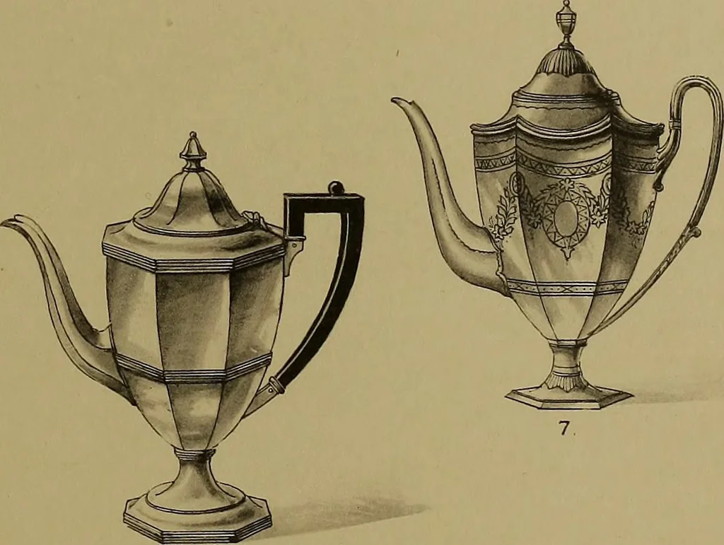 An illustration from The values of old English silver and Sheffeld plate, from the xvth to the xixth centuries, 1906, leaf 288