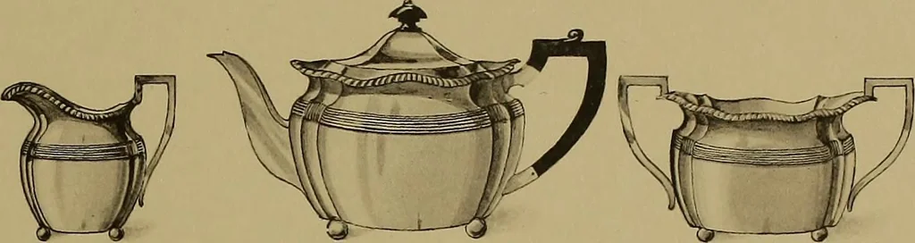 An illustration from The values of old English silver and Sheffeld plate, from the xvth to the xixth centuries, 1906, leaf 292