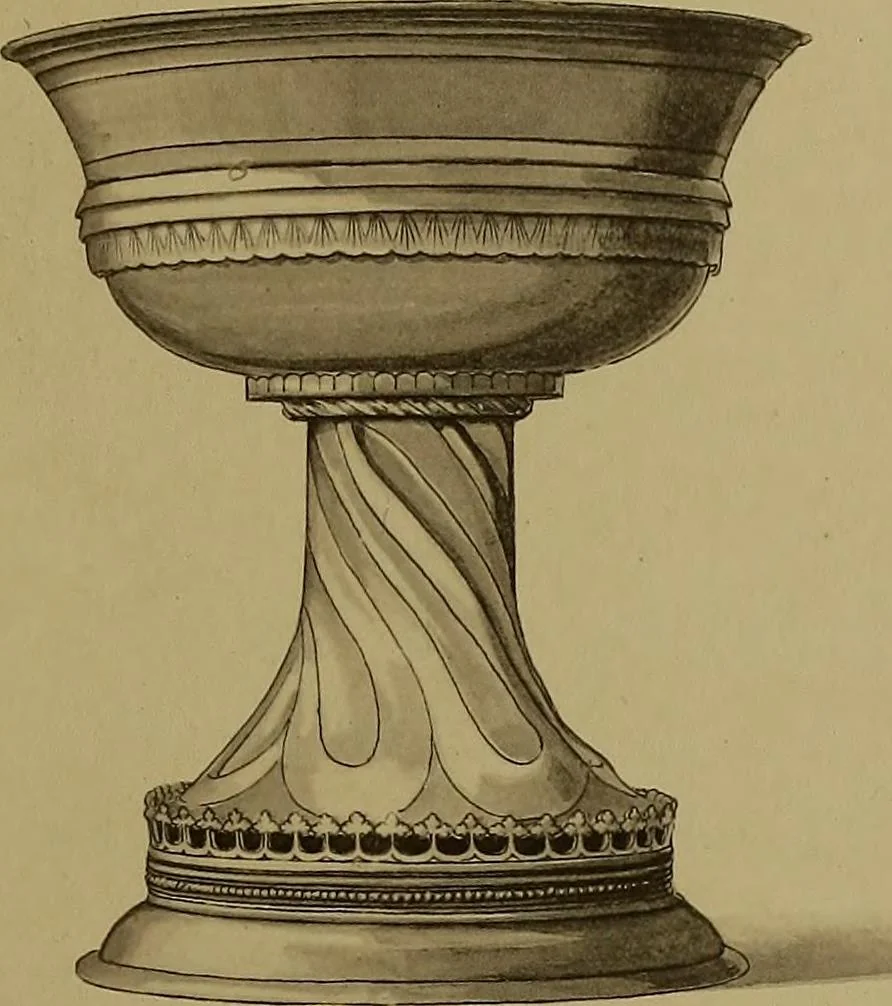 An illustration from The values of old English silver and Sheffeld plate, from the xvth to the xixth centuries, 1906, leaf 302