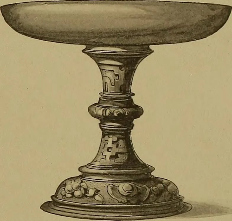 An illustration from The values of old English silver and Sheffeld plate, from the xvth to the xixth centuries, 1906, leaf 302