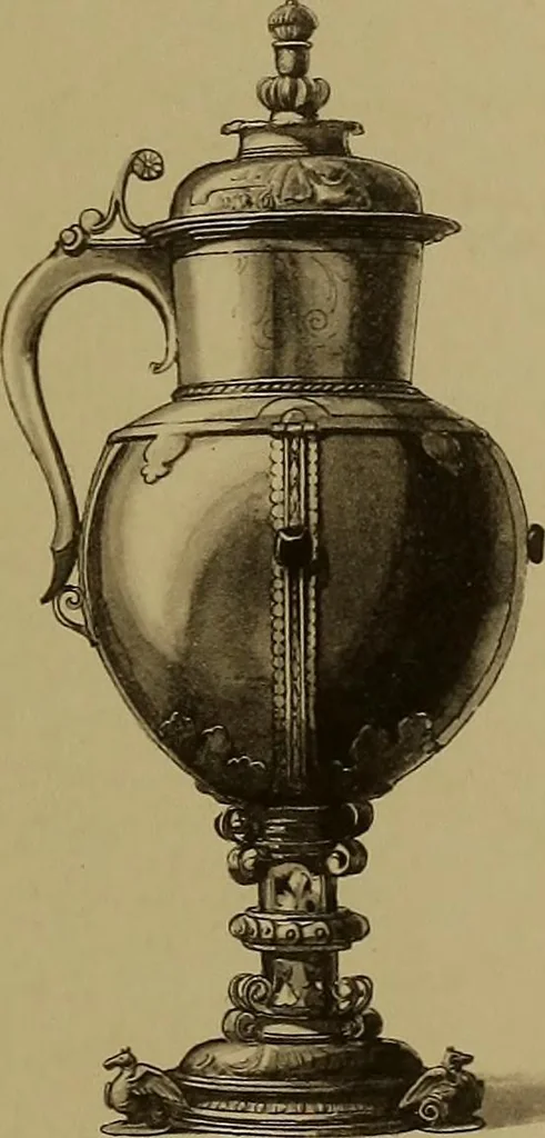 An illustration from The values of old English silver and Sheffeld plate, from the xvth to the xixth centuries, 1906, leaf 308