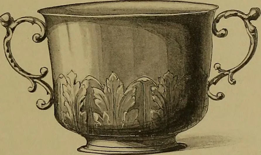 An illustration from The values of old English silver and Sheffeld plate, from the xvth to the xixth centuries, 1906, leaf 312