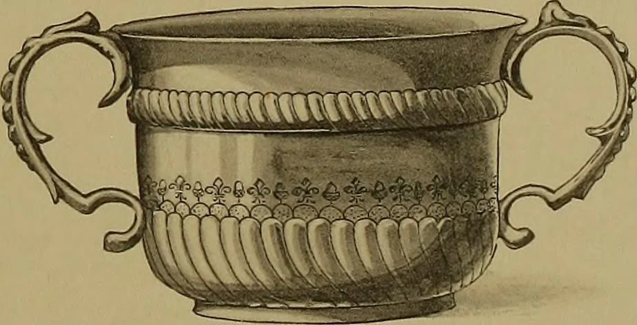 An illustration from The values of old English silver and Sheffeld plate, from the xvth to the xixth centuries, 1906, leaf 312