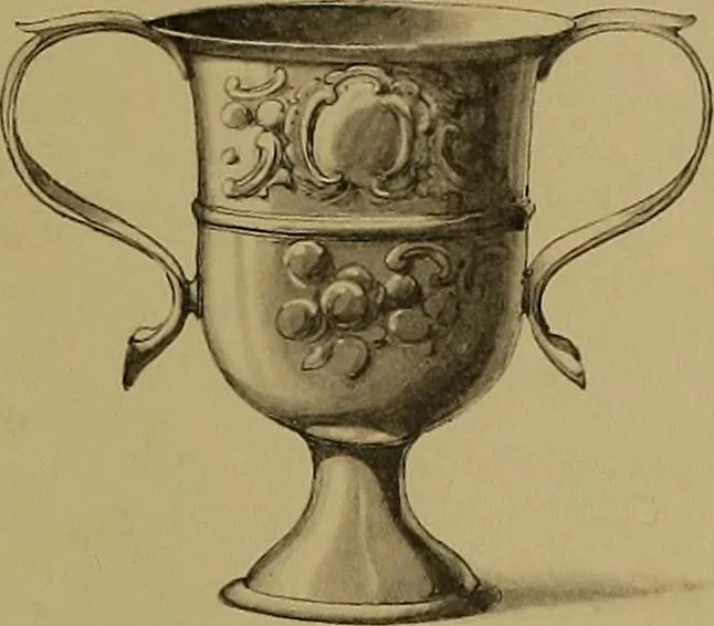 An illustration from The values of old English silver and Sheffeld plate, from the xvth to the xixth centuries, 1906, leaf 328