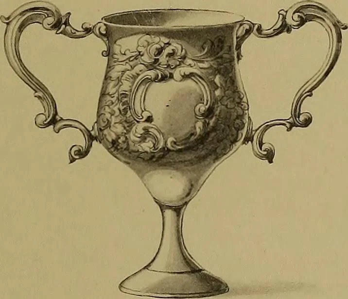 An illustration from The values of old English silver and Sheffeld plate, from the xvth to the xixth centuries, 1906, leaf 328