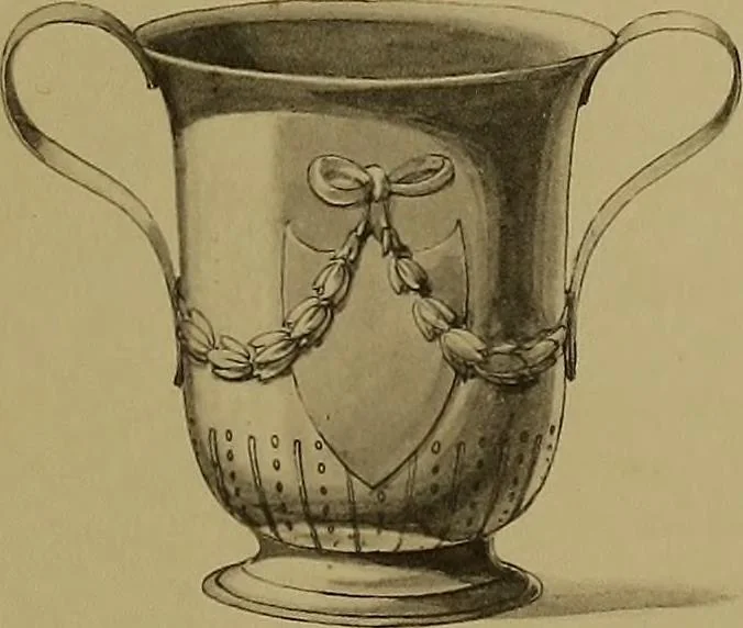 An illustration from The values of old English silver and Sheffeld plate, from the xvth to the xixth centuries, 1906, leaf 328