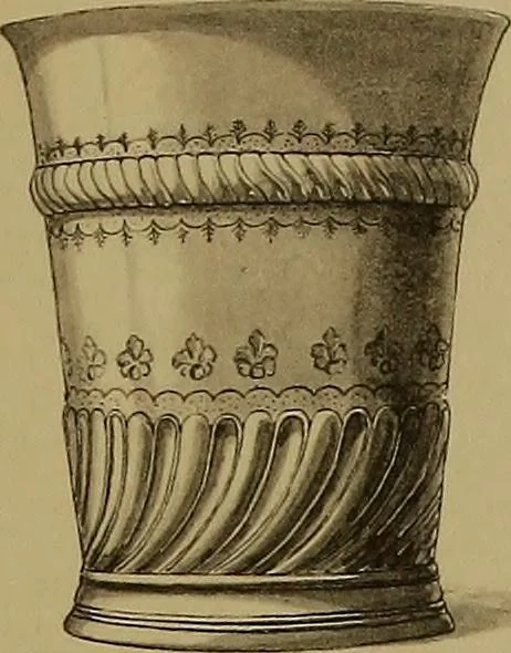 An illustration from The values of old English silver and Sheffeld plate, from the xvth to the xixth centuries, 1906, leaf 334