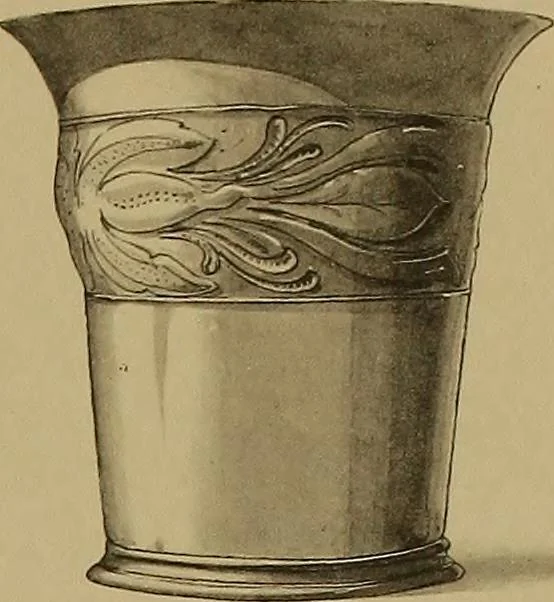 An illustration from The values of old English silver and Sheffeld plate, from the xvth to the xixth centuries, 1906, leaf 334