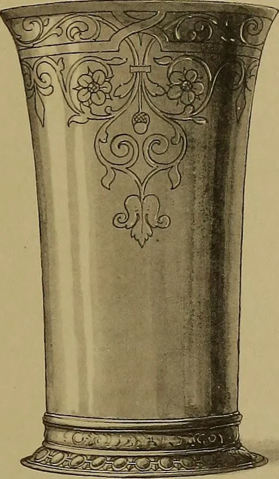 An illustration from The values of old English silver and Sheffeld plate, from the xvth to the xixth centuries, 1906, leaf 334