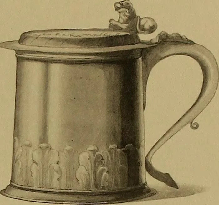 An illustration from The values of old English silver and Sheffeld plate, from the xvth to the xixth centuries, 1906, leaf 340