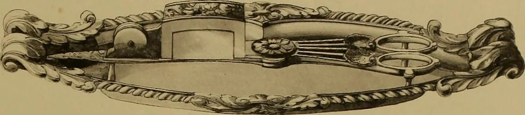 An illustration from The values of old English silver and Sheffeld plate, from the xvth to the xixth centuries, 1906, leaf 358