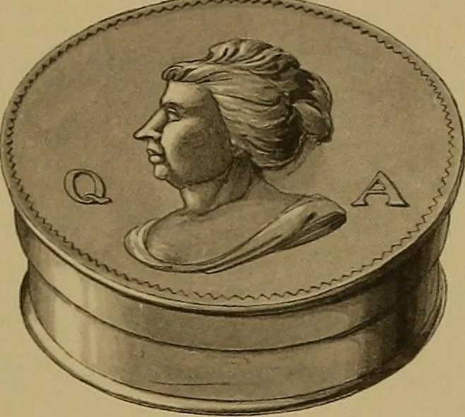 An illustration from The values of old English silver and Sheffeld plate, from the xvth to the xixth centuries, 1906, leaf 396